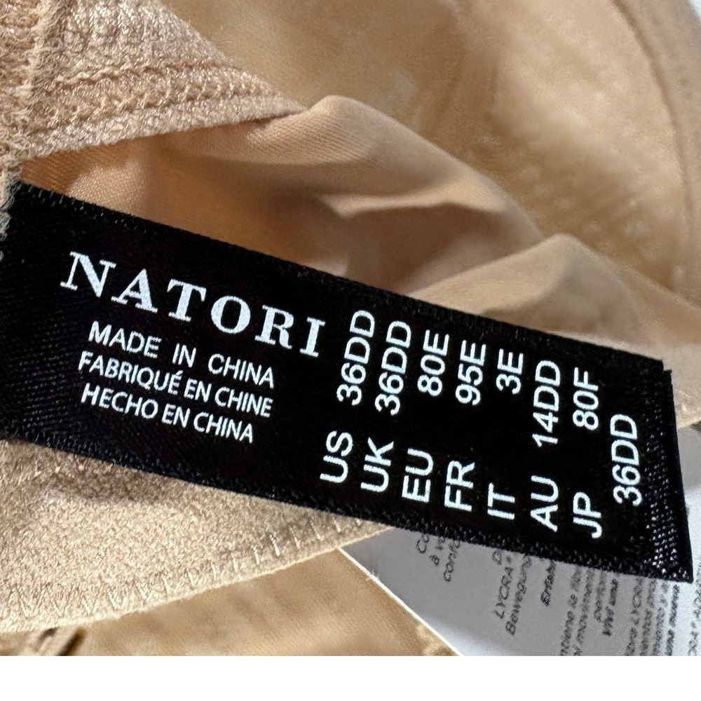 Natori Revive Full Fit Sheer Mesh Underwire Bra Cafe Beige 734304 36DD - Picture 6 of 8